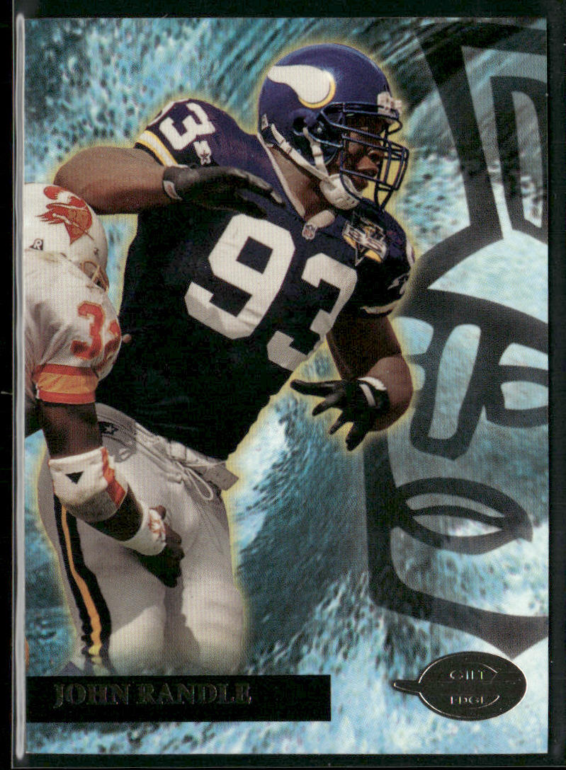 John Randle 1996 Topps Gilt Edge Platinum #40 Minnesota Vikings