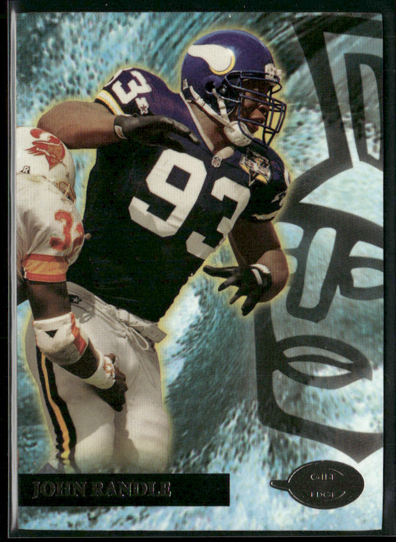 John Randle 1996 Topps Gilt Edge #40 Minnesota Vikings