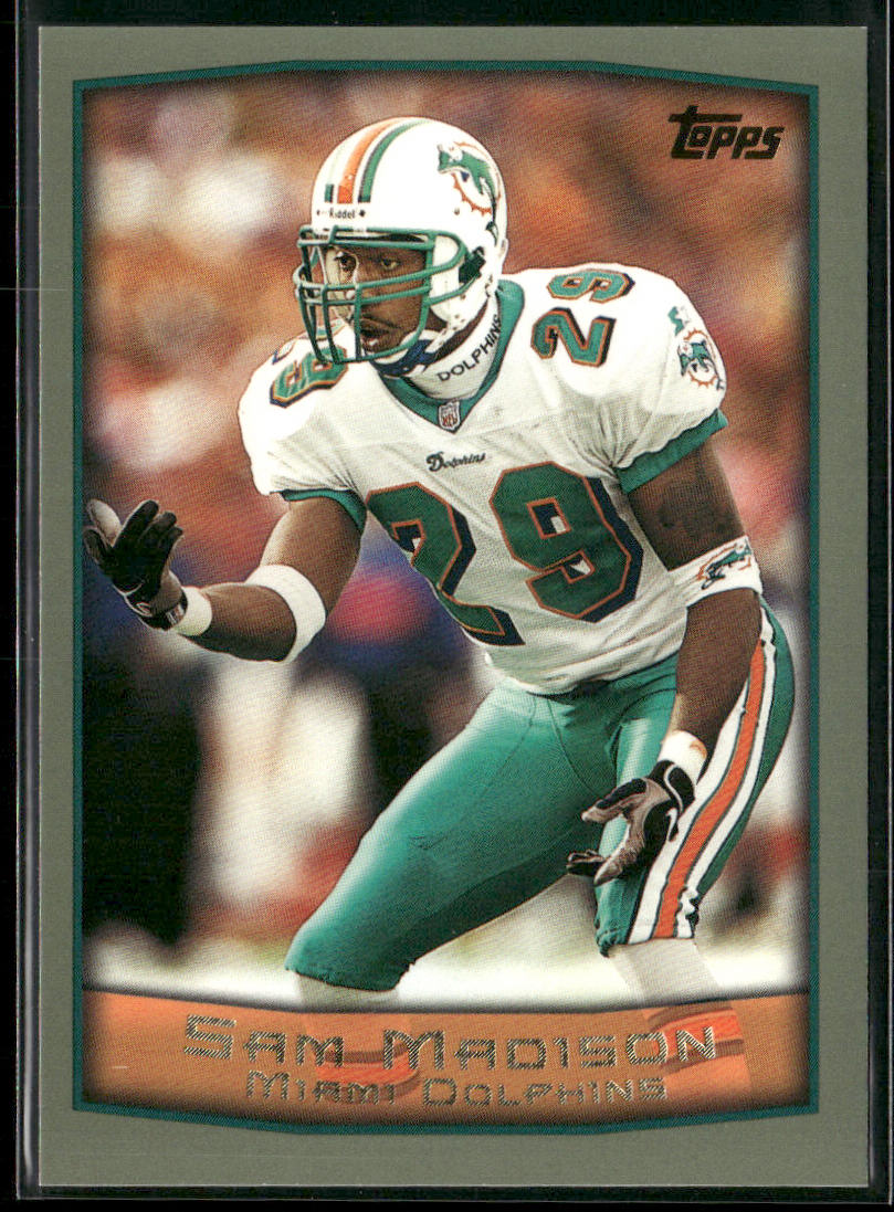 Sam Madison 1999 Topps #286 Miami Dolphins