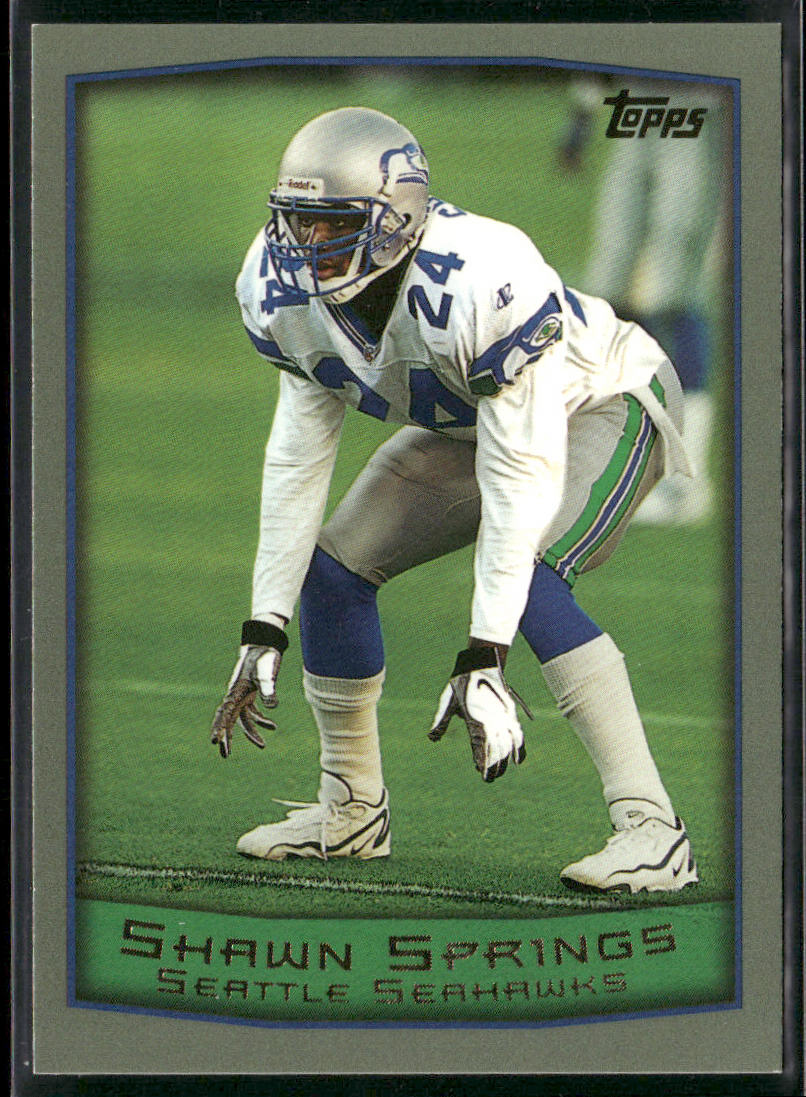 Shawn Springs 1999 Topps #302 Seattle Seahawks