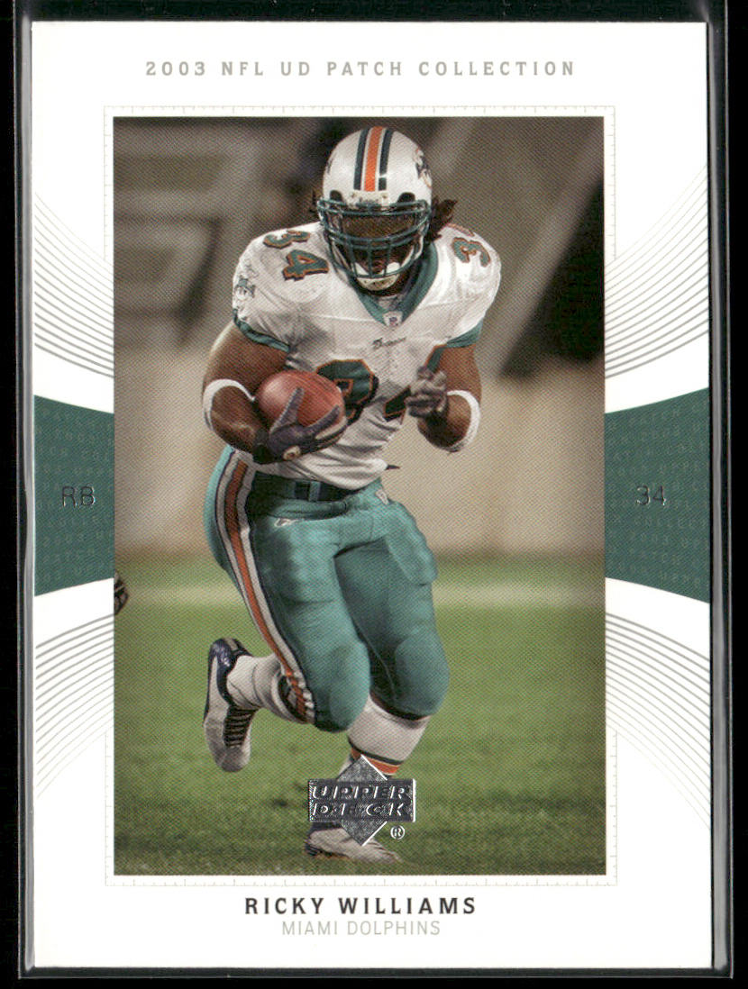 Ricky Williams 2003 UD Patch Collection #34 Miami Dolphins
