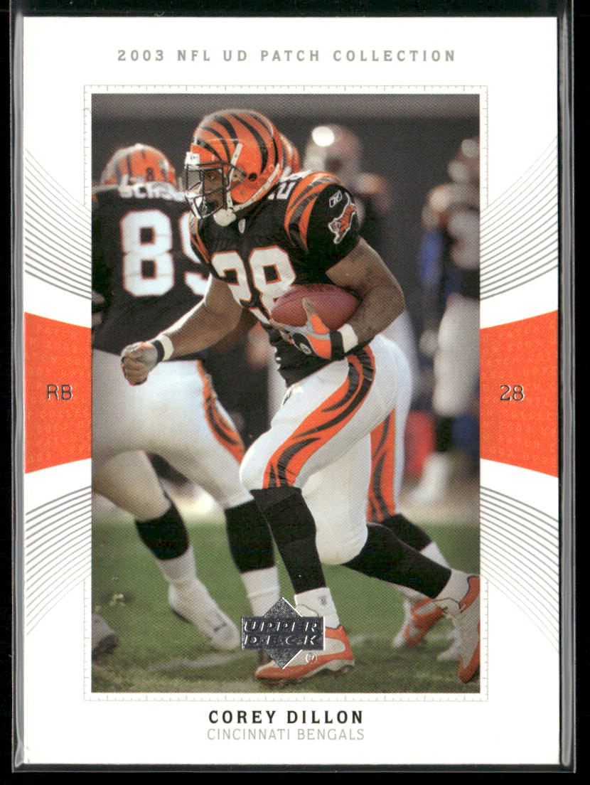 Corey Dillon 2003 UD Patch Collection #44 Cincinnati Bengals