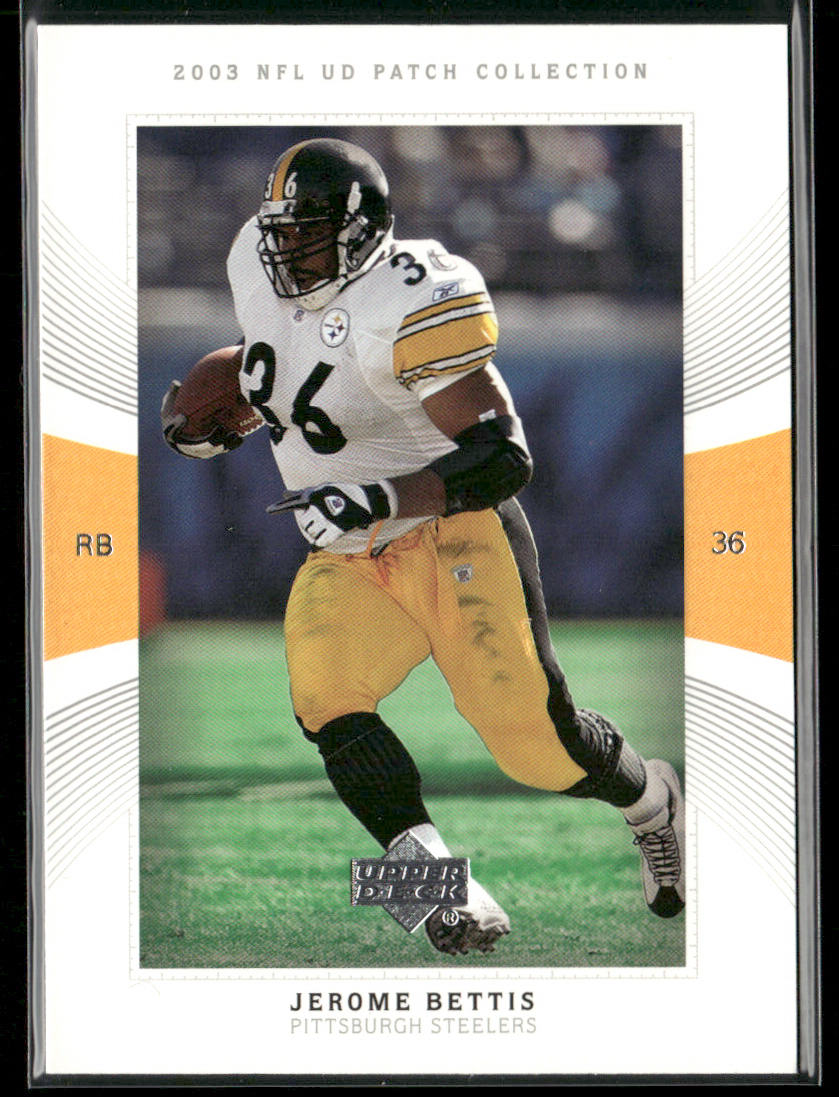 Jerome Bettis 2003 UD Patch Collection #36 Pittsburgh Steelers