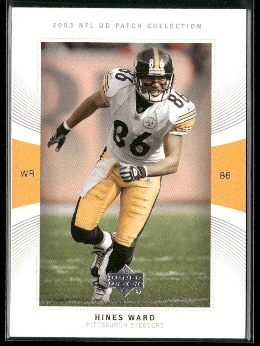 Hines Ward 2003 UD Patch Collection #86 Pittsburgh Steelers