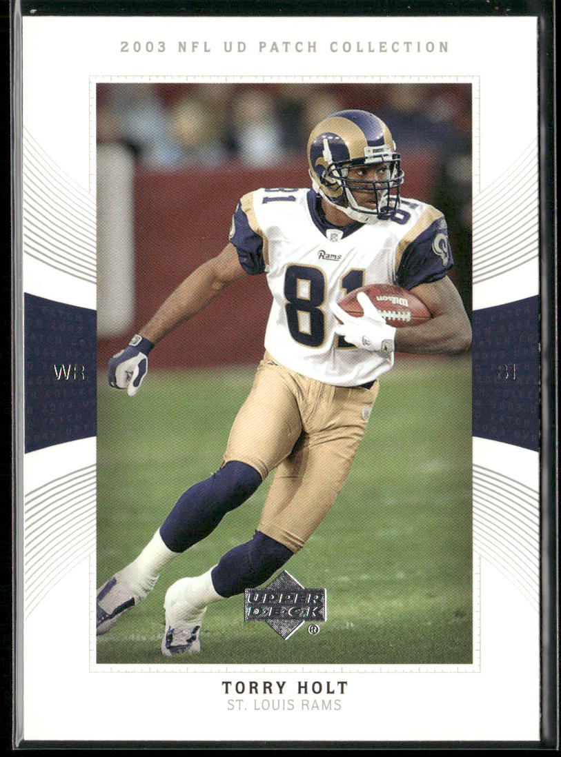 Torry Holt 2003 UD Patch Collection #60 St. Louis Rams