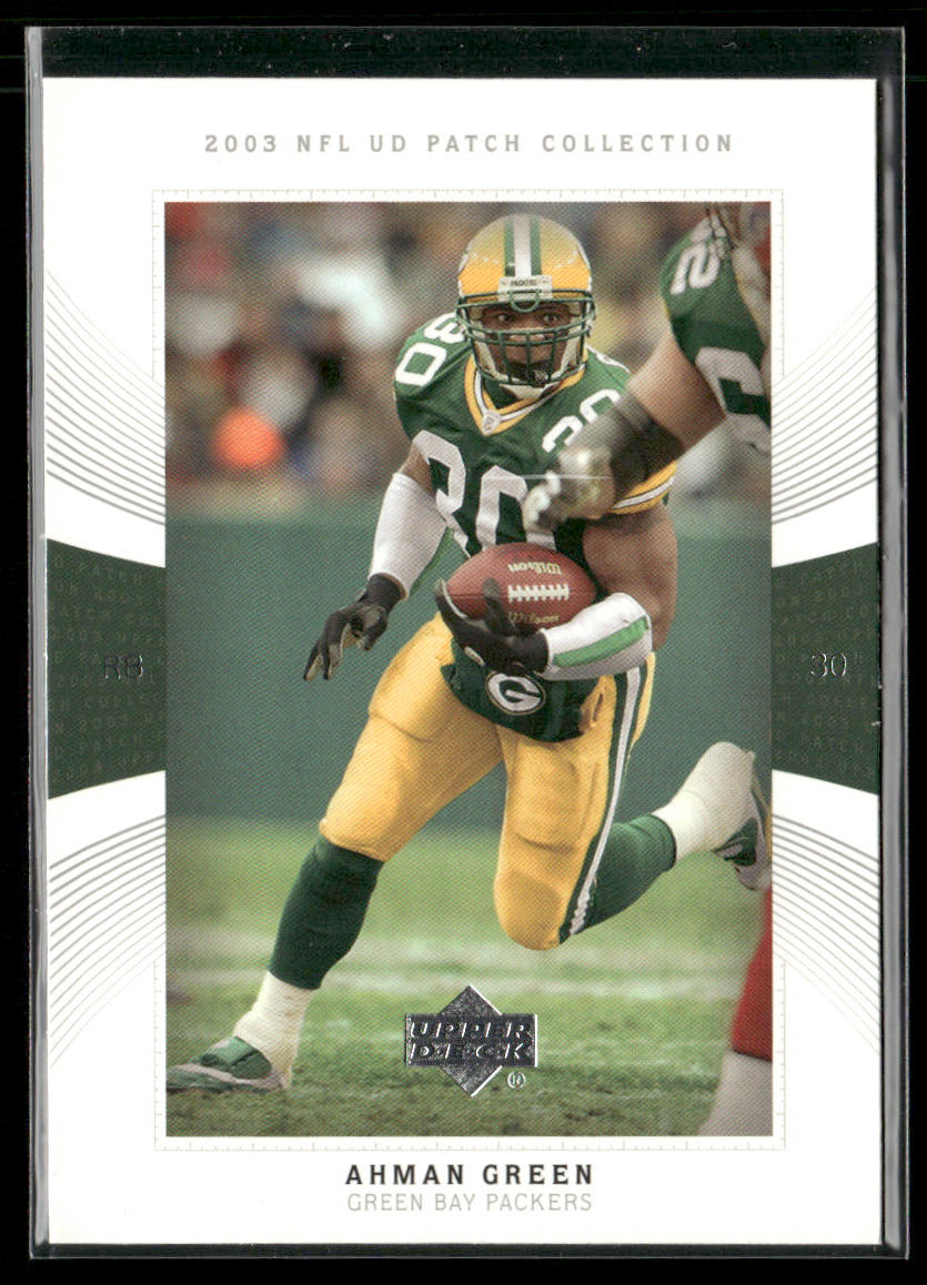 Ahman Green 2003 UD Patch Collection #30 Green Bay Packers