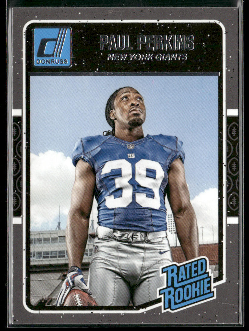Paul Perkins 2016 Donruss #389 RC New York Giants