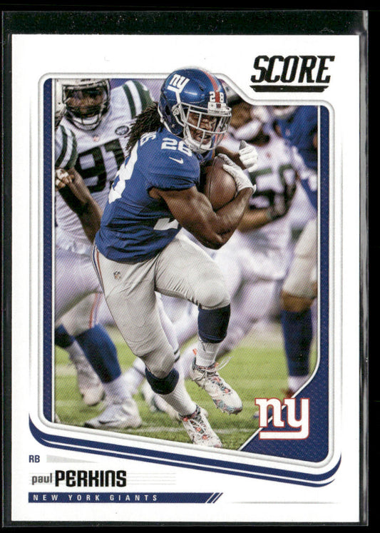 Paul Perkins 2018 Score #235 New York Giants