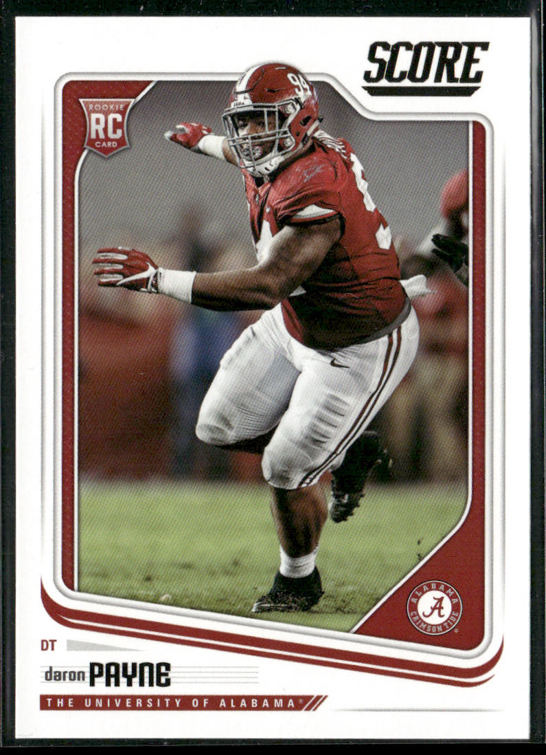 Da'Ron Payne 2018 Score #414 Alabama Crimson Tide
