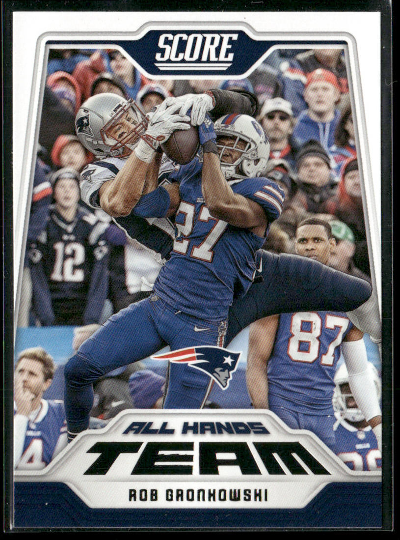 Rob Gronkowski 2018 Score All Hands Team #13 New England Patriots