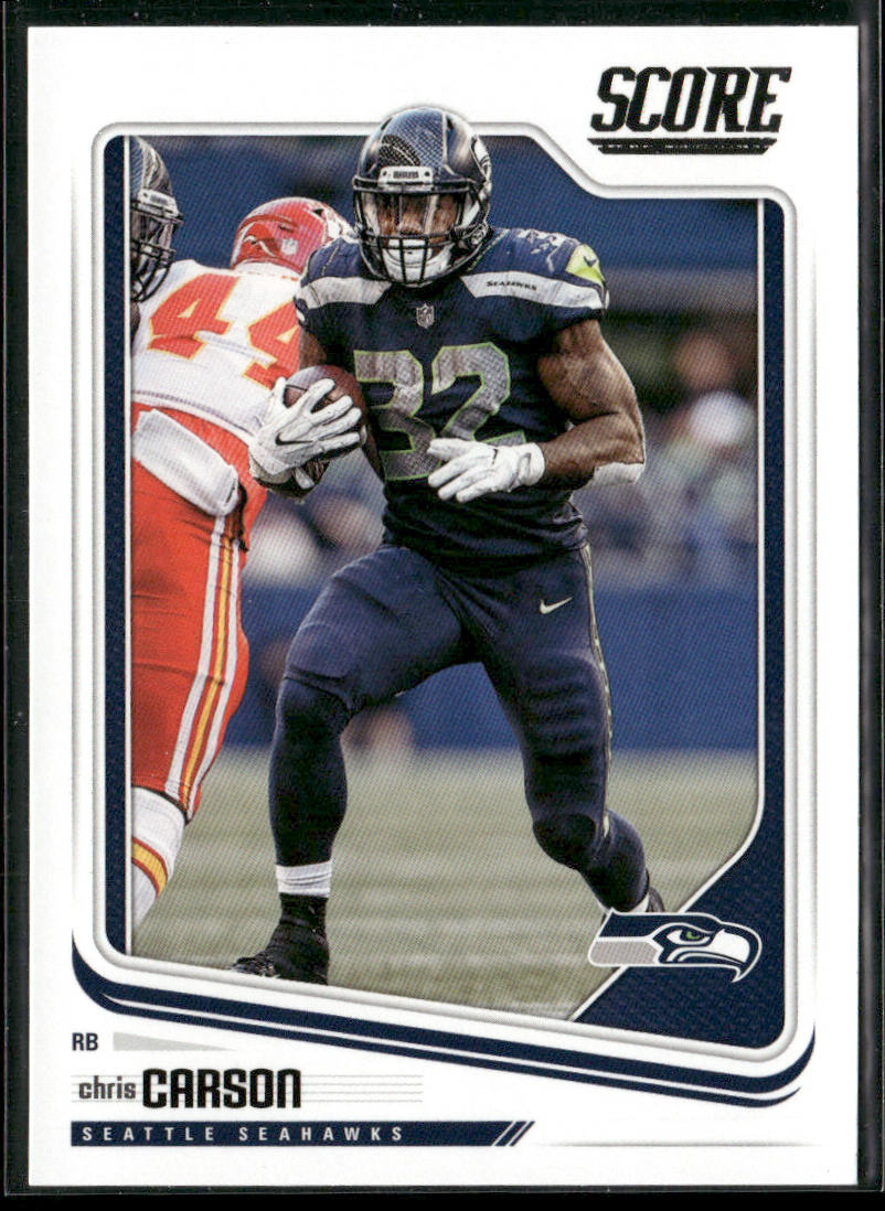 Chris Carson 2018 Score #297 Seattle Seahawks