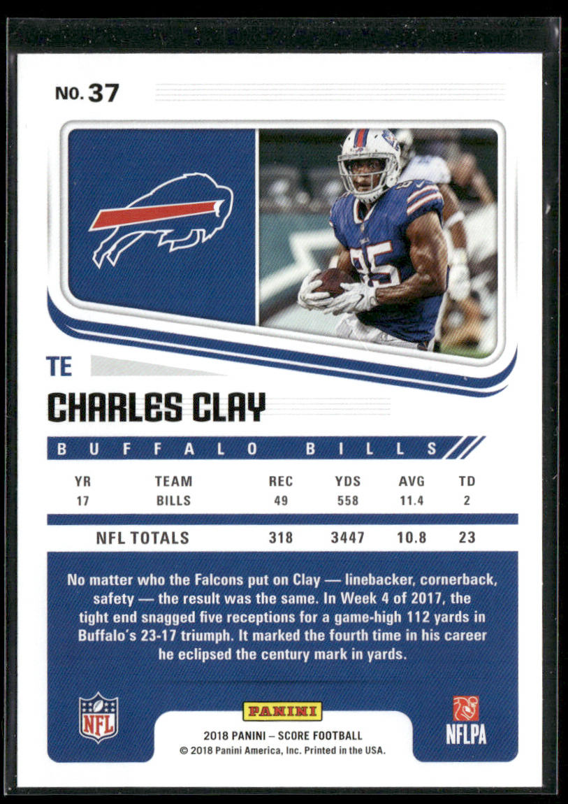 Charles Clay 2018 Score #37 Buffalo Bills