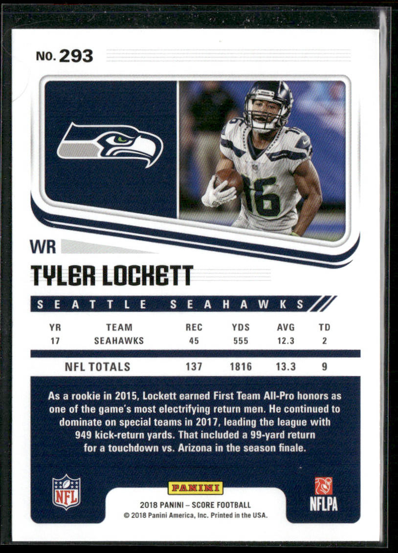 Tyler Lockett 2018 Score #293 Seattle Seahawks