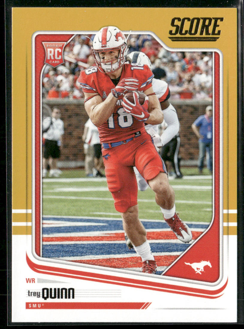 Trey Quinn 2018 Score Gold #410 SMU Mustangs