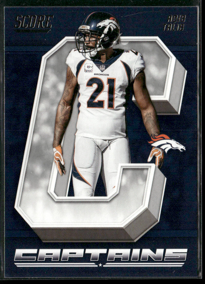 Aqib Talib 2018 Score Captains #8 Denver Broncos