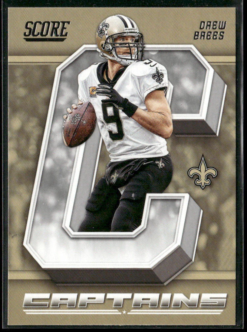 Drew Brees 2018 Score Captains #20 New Orleans Saints