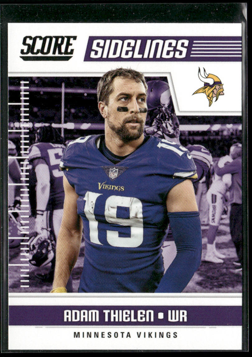 Adam Thielen 2018 Score Sidelines #19 Minnesota Vikings