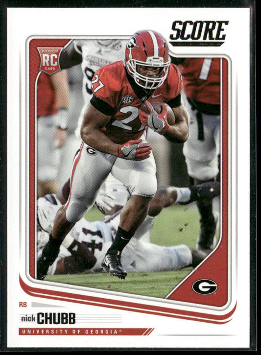 Nick Chubb 2018 Score #365 Georgia Bulldogs