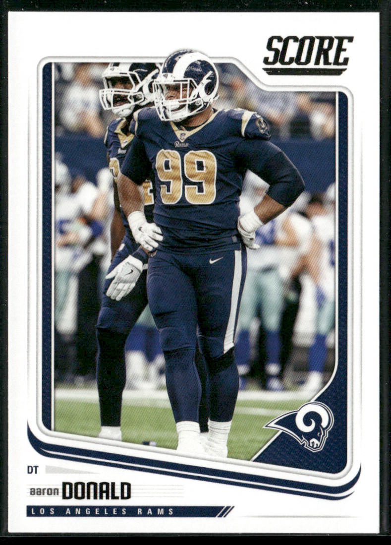 Aaron Donald 2018 Score #168 Los Angeles Rams