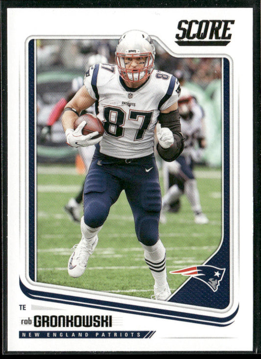 Rob Gronkowski 2018 Score #208 New England Patriots