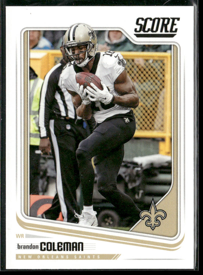 Brandon Coleman 2018 Score #226 New Orleans Saints