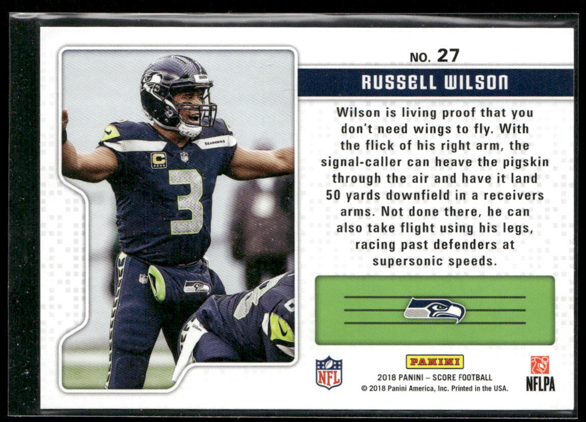 Russell Wilson 2018 Score Signal Callers #27 Seattle Seahawks