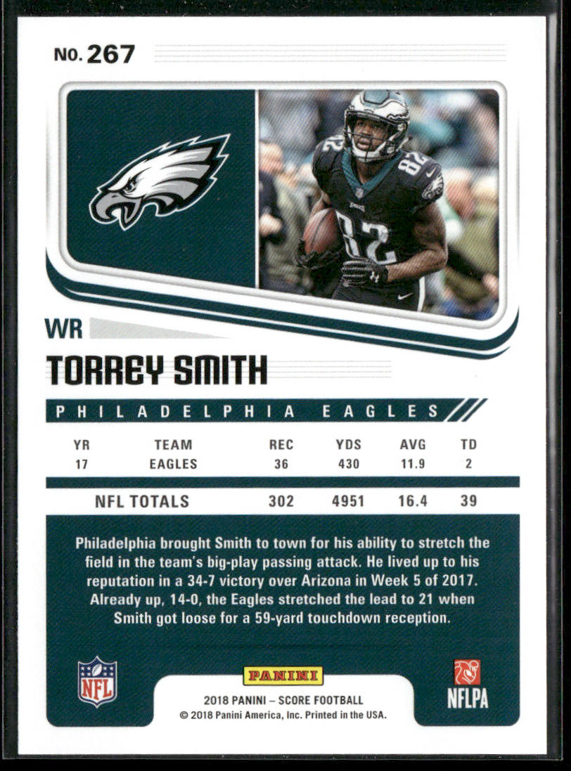 Torrey Smith 2018 Score #267 Philadelphia Eagles