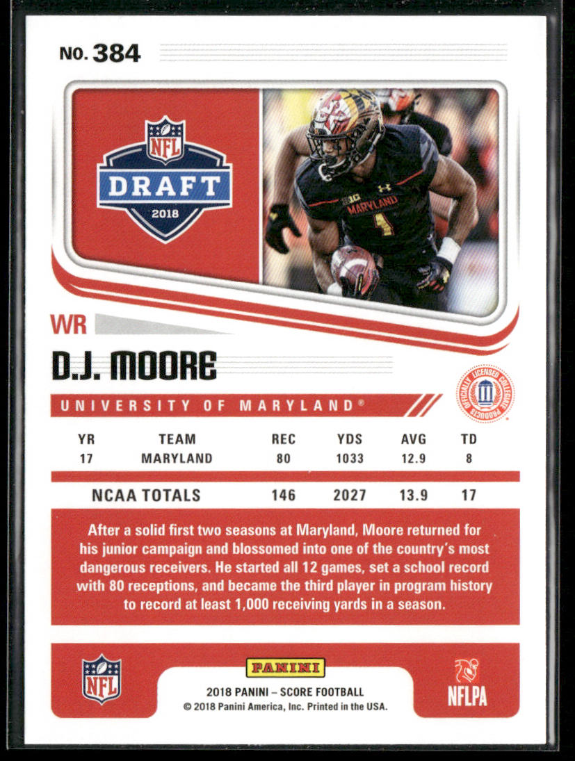 D.J. Moore 2018 Score #384 Maryland Terrapins