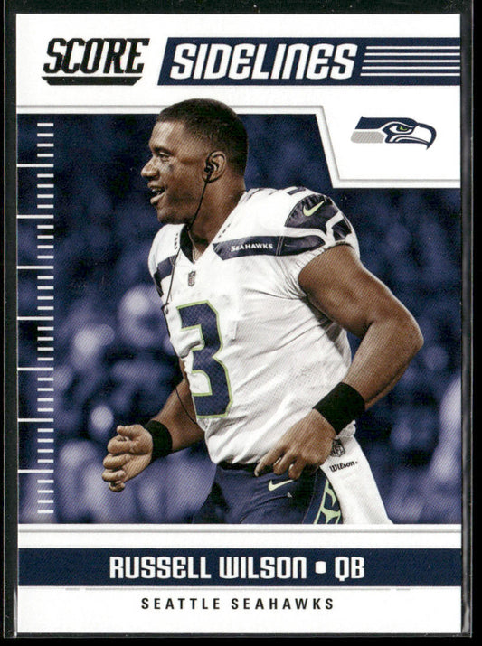 Russell Wilson 2018 Score Sidelines #3 Seattle Seahawks