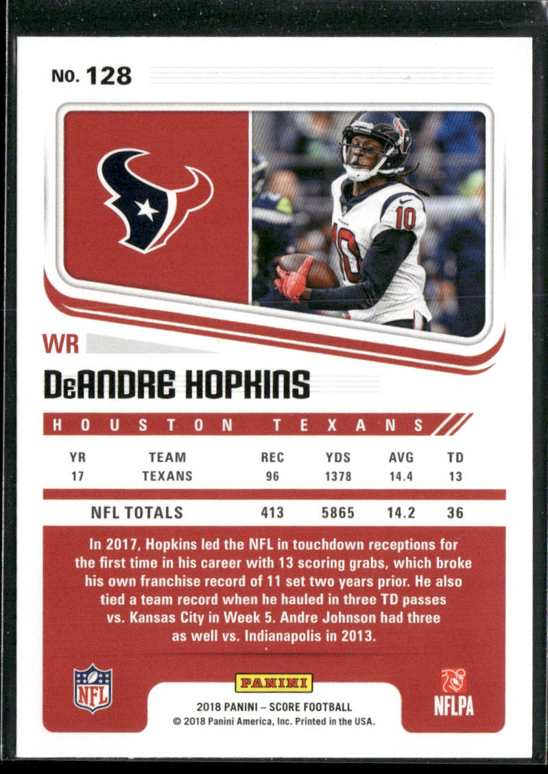 DeAndre Hopkins 2018 Score #128 Houston Texans
