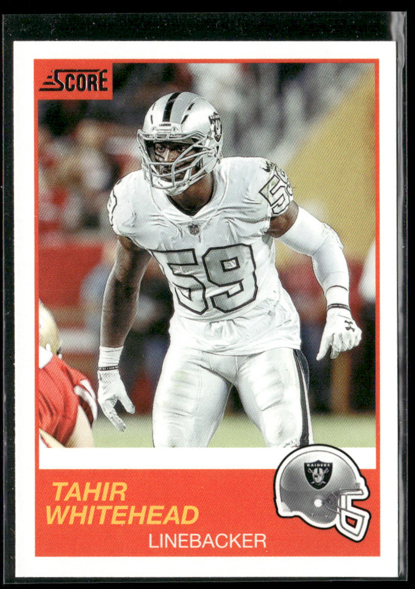 Tahir Whitehead 2019 Score #35 Oakland Raiders