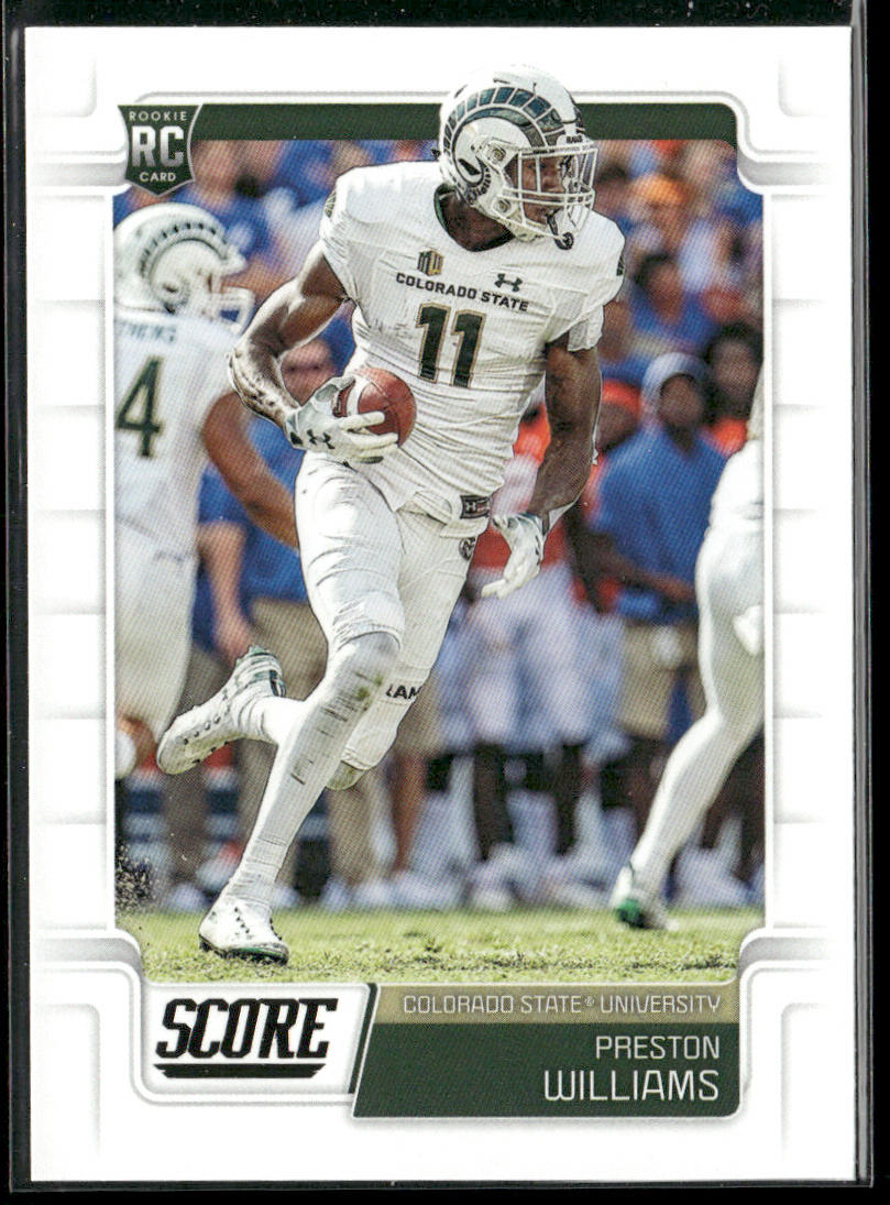 Preston Williams 2019 Score #403 RC Colorado State Rams
