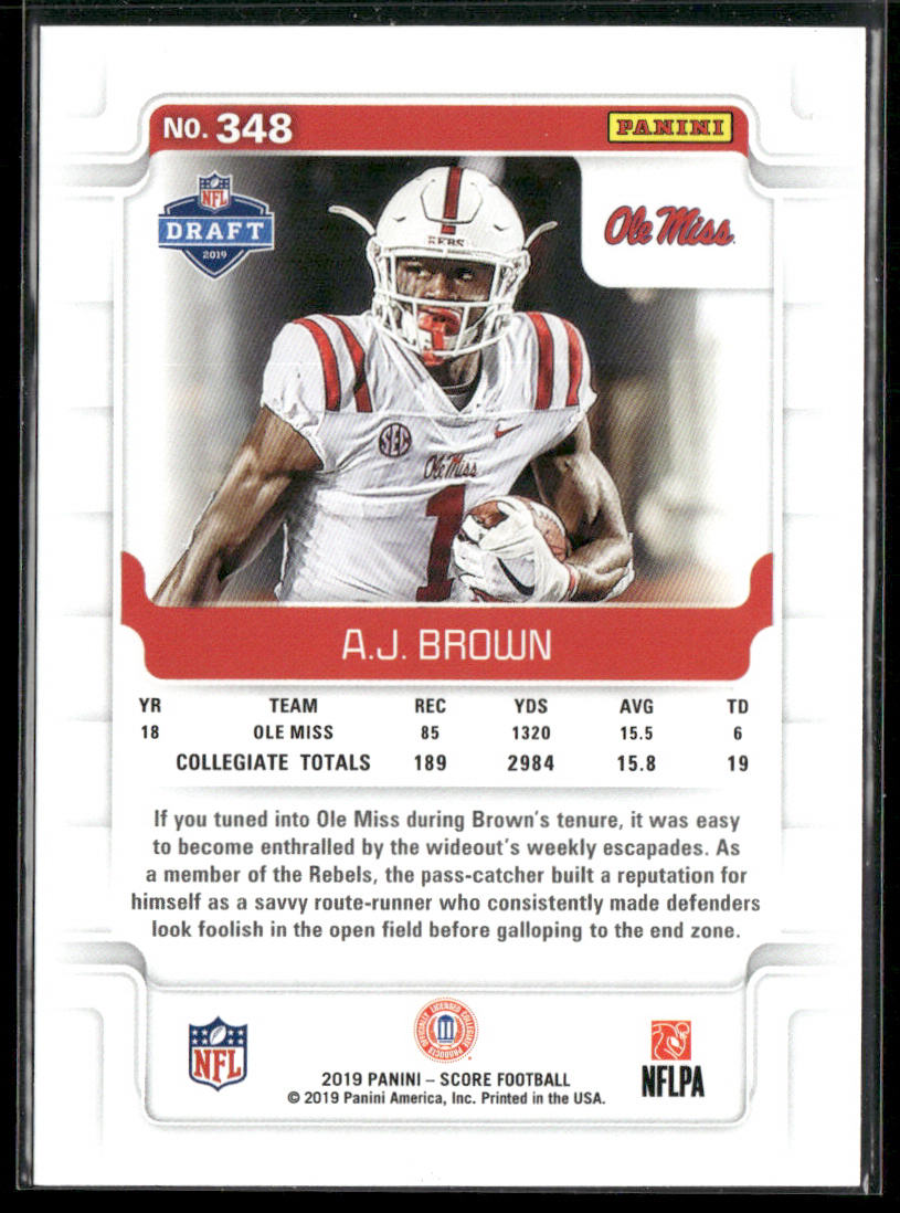 A.J. Brown 2019 Score #348 RC Ole Miss Rebels