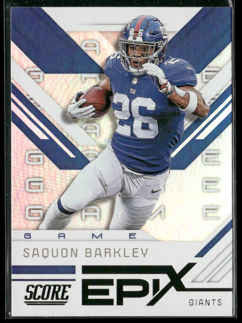 Saquon Barkley 2019 Score Epix Game #EG-8 New York Giants
