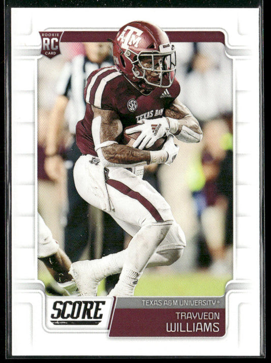Trayveon Williams 2019 Score #393 RC Texas A&M Aggies
