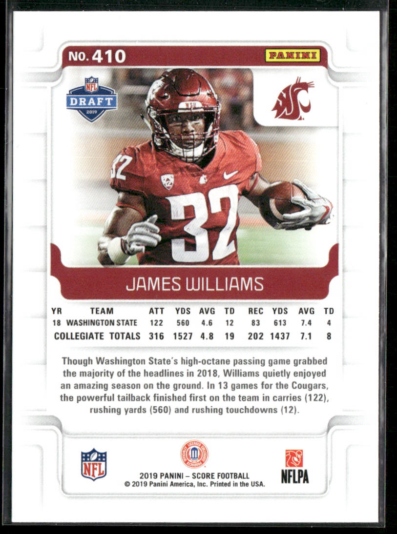James Williams 2019 Score #410 RC WSU Cougars