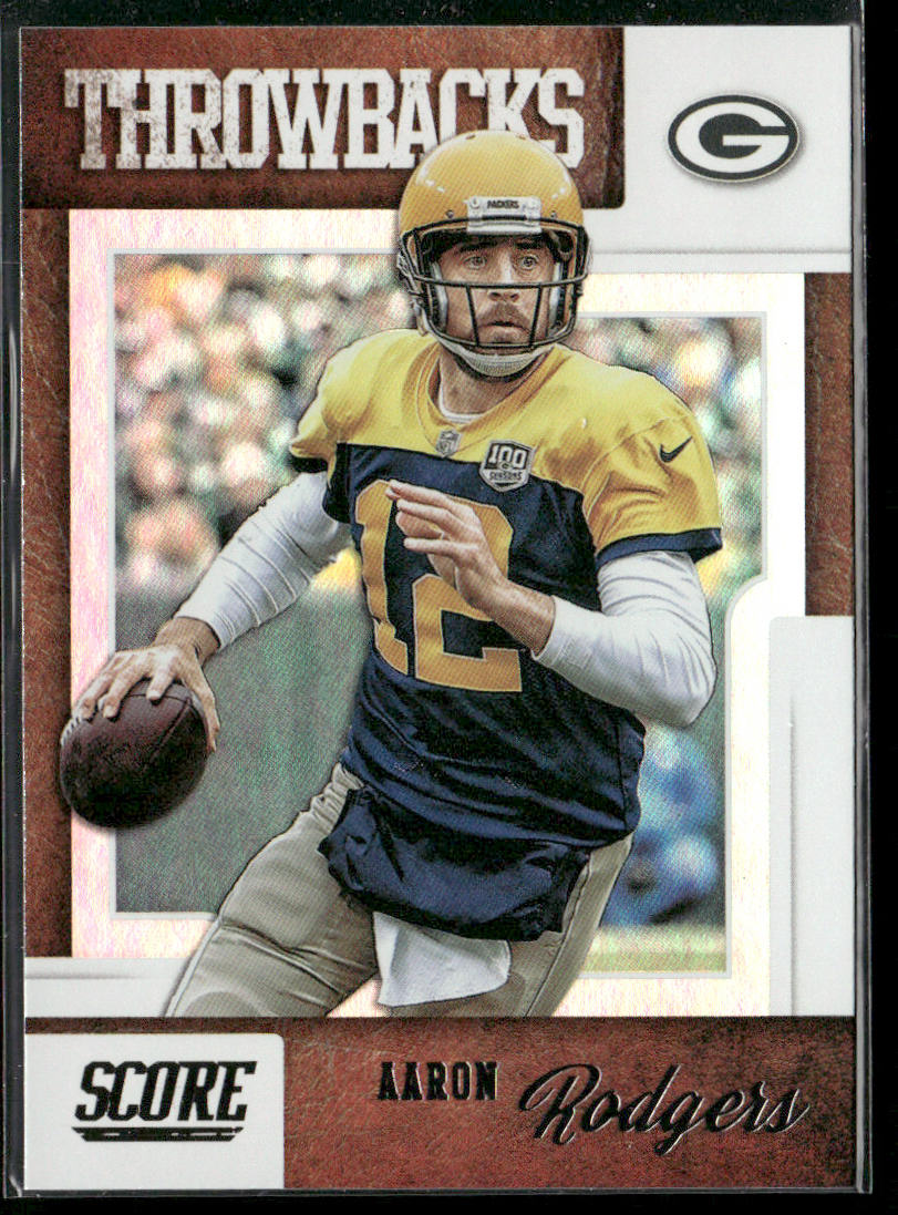 Aaron Rodgers 2019 Score Throwbacks #T-3 Green Bay Packers