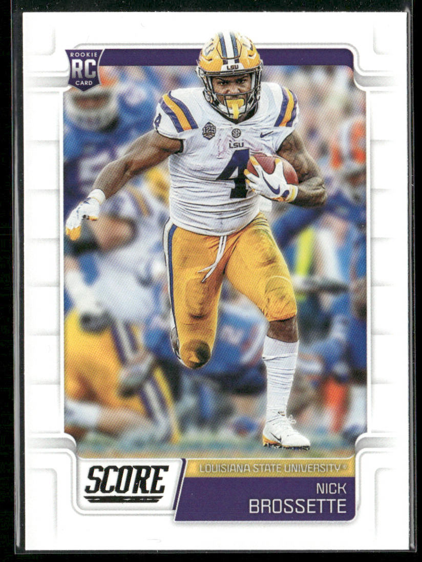 Nick Brossette 2019 Score #419 RC LSU Tigers