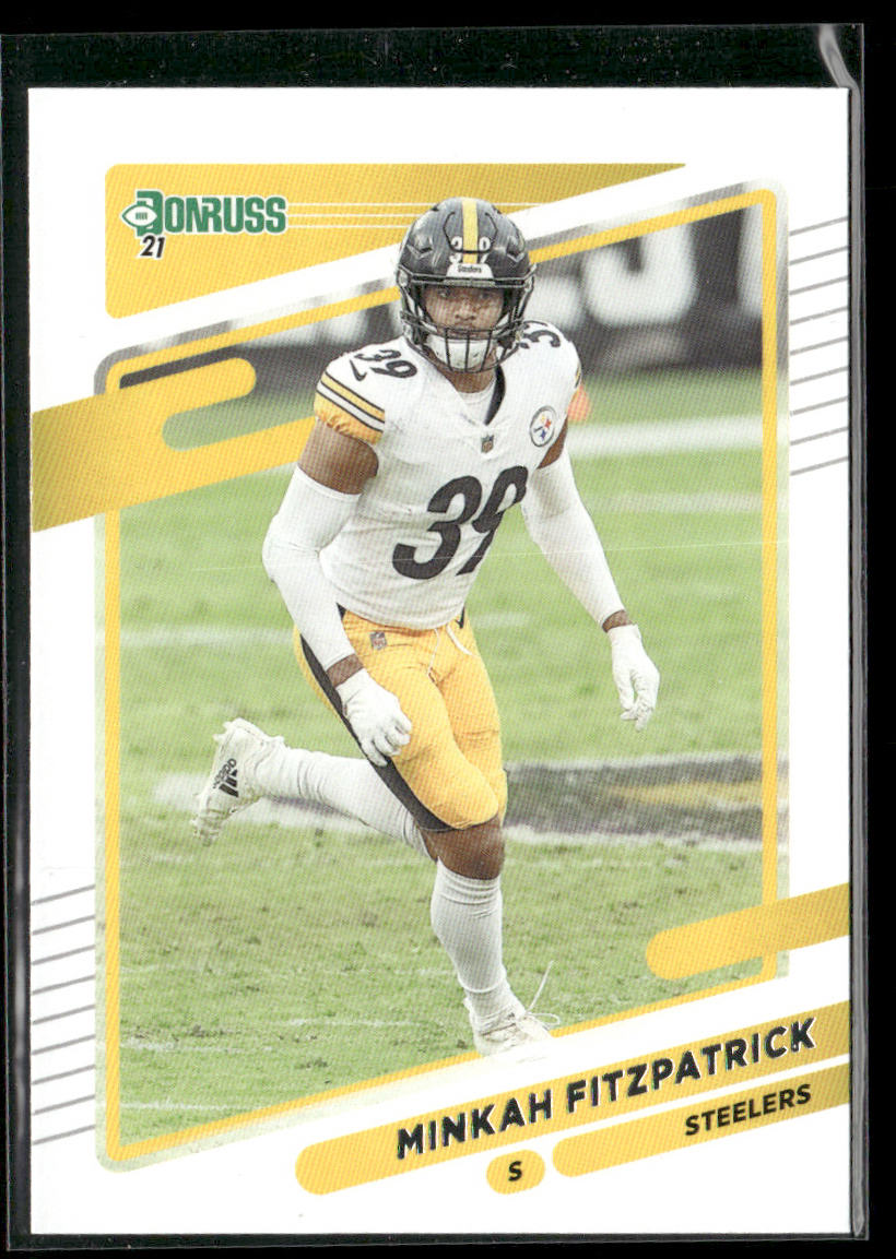 Minkah Fitzpatrick 2021 Donruss #26 Pittsburgh Steelers