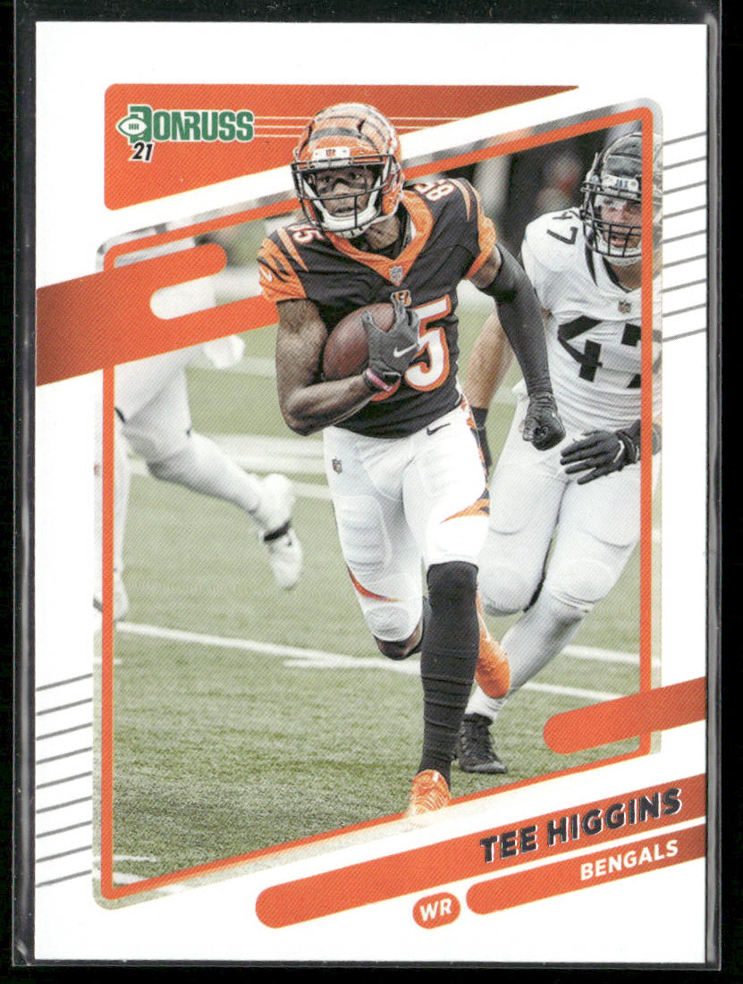 Tee Higgins 2021 Donruss #213 Cincinnati Bengals