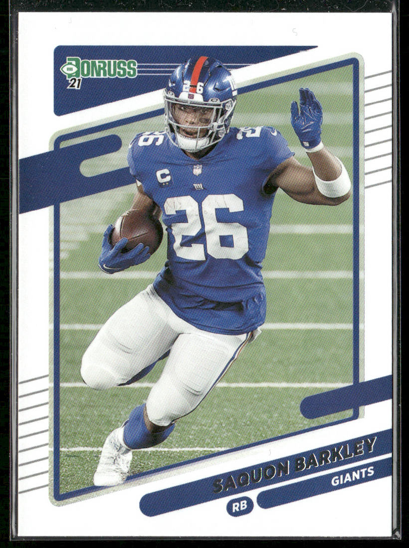 Saquon Barkley 2021 Donruss #79 New York Giants