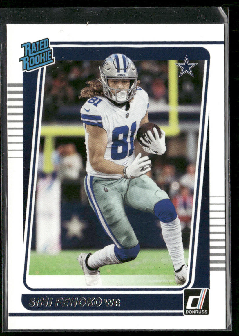 Simi Fehoko 2021 Donruss #292 RC Dallas Cowboys