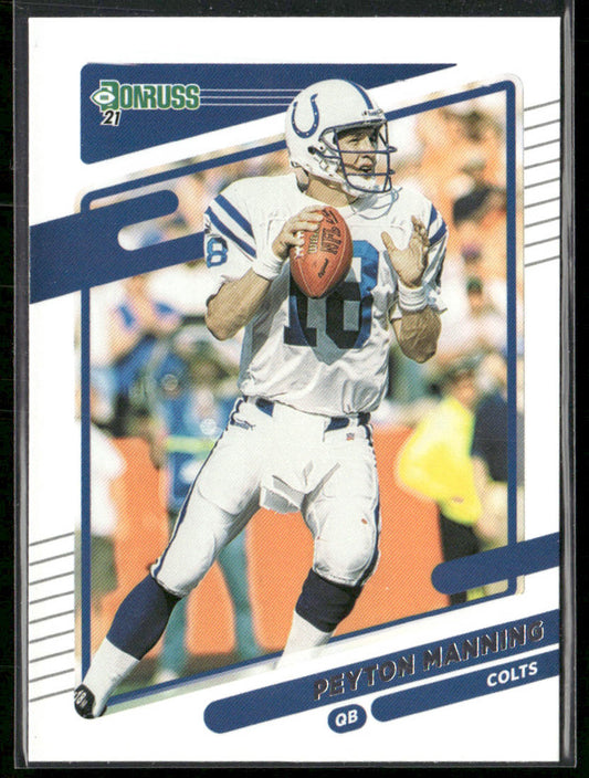 Peyton Manning 2021 Donruss #148 Indianapolis Colts