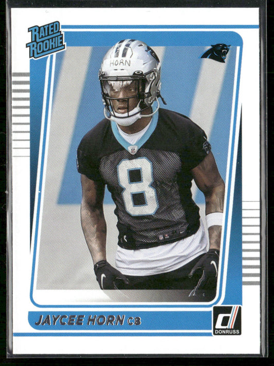 Jaycee Horn 2021 Donruss #329 RC Carolina Panthers