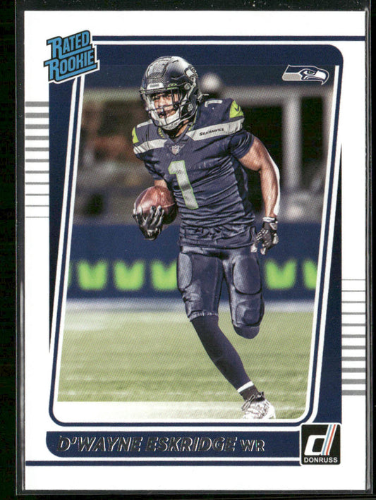 D'Wayne Eskridge 2021 Donruss #276 RC Seattle Seahawks