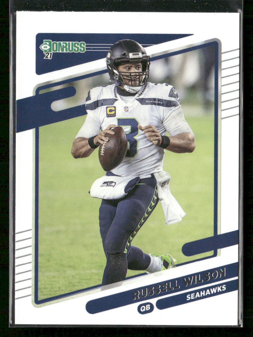 Russell Wilson 2021 Donruss #28 Seattle Seahawks