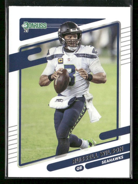 Russell Wilson 2021 Donruss #28 Seattle Seahawks