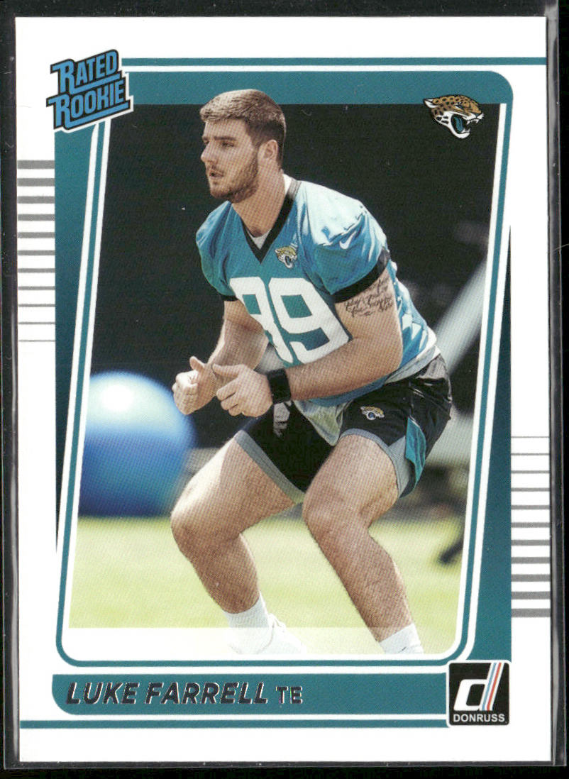 Luke Farrell 2021 Donruss #307 RC Jacksonville Jaguars