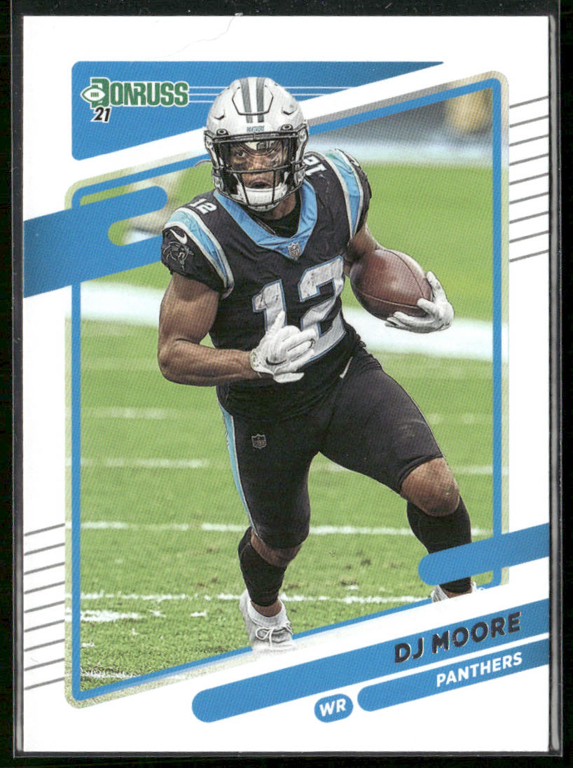 DJ Moore 2021 Donruss #220 Carolina Panthers