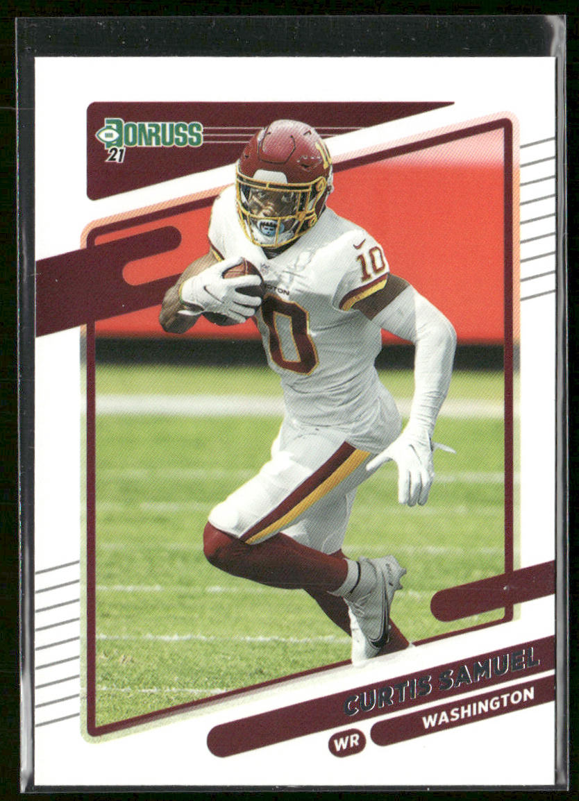 Curtis Samuel 2021 Donruss #223 Washington Football Team